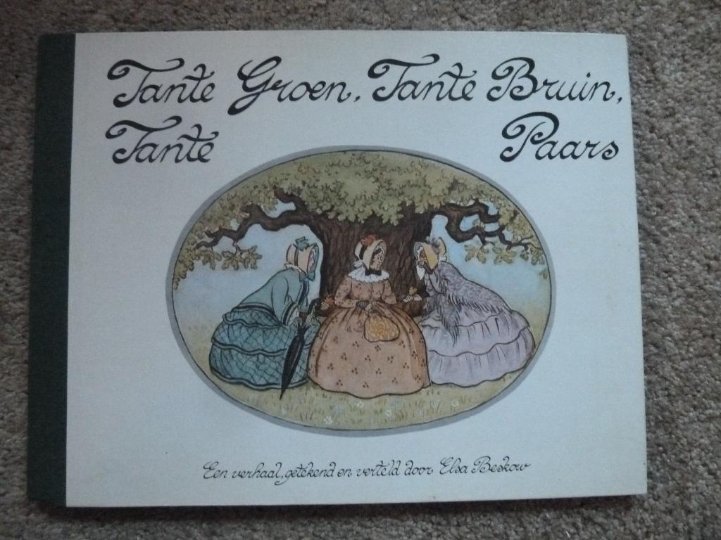 Elsa Beskow - Tante Groen, Tante Bruin, Tante Paars, Ophalen of Verzenden, Zo goed als nieuw, Elsa Beskow, Prentenboek