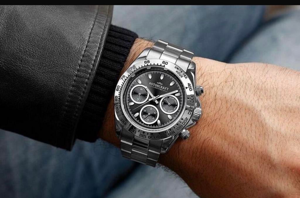 Rotorcraft Horloge - Nieuw, Stoer en Ongebruikt, Overige merken, Staal, Polshorloge, Nieuw