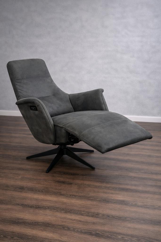 Relax Fauteuil Gealuxe Twins Microleder  €2295 met factuur, Huis en Inrichting, Fauteuils, Zo goed als nieuw, Stof, 50 tot 75 cm