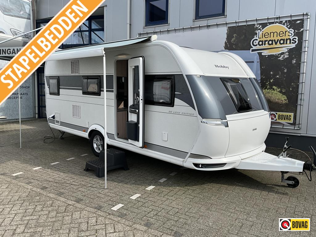 Hobby De Luxe Edition 545 KMF STAPELBED-MOVER-AIRCO, Hobby, Bedrijf, Treinzit, Schokbreker