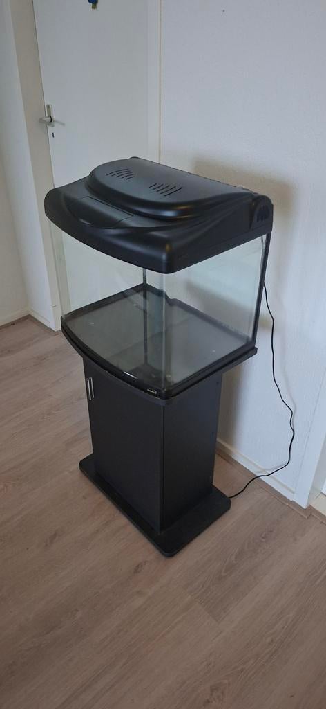 60 liter aquarium compleet voor starters, Dieren en Toebehoren, Vissen | Aquaria en Toebehoren, Ophalen of Verzenden, Gebruikt