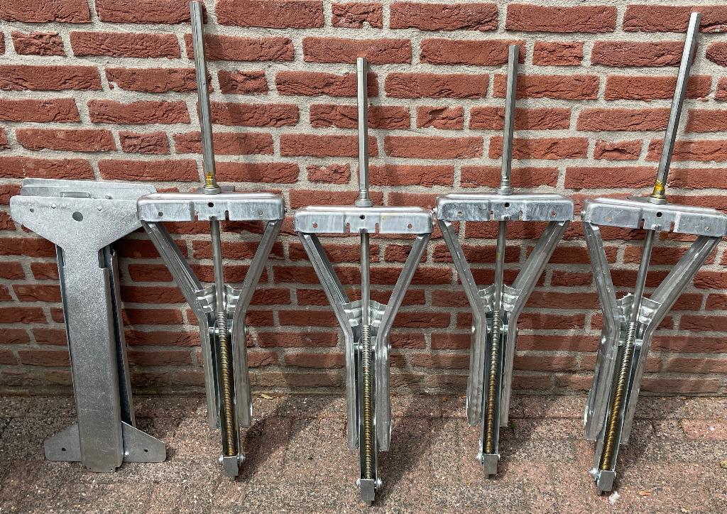 Caravansteunen 4x, Caravans en Kamperen, Caravan accessoires, Nieuw, Ophalen