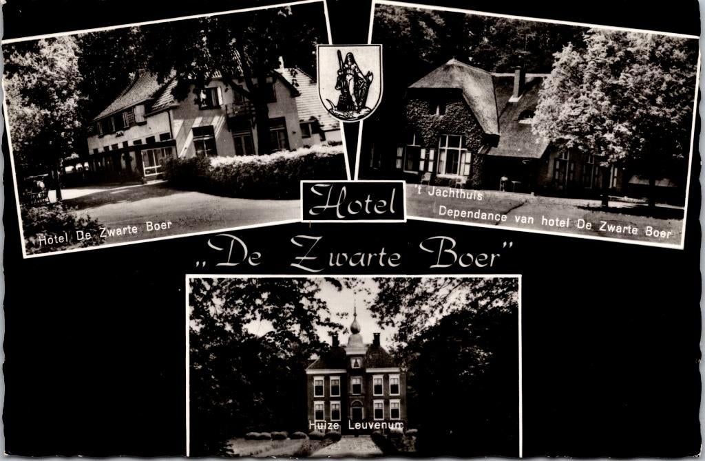 Leuvenum - Hotel De Zwarte Boer, Verzenden, 1960 tot 1980, Ongelopen, Gelderland