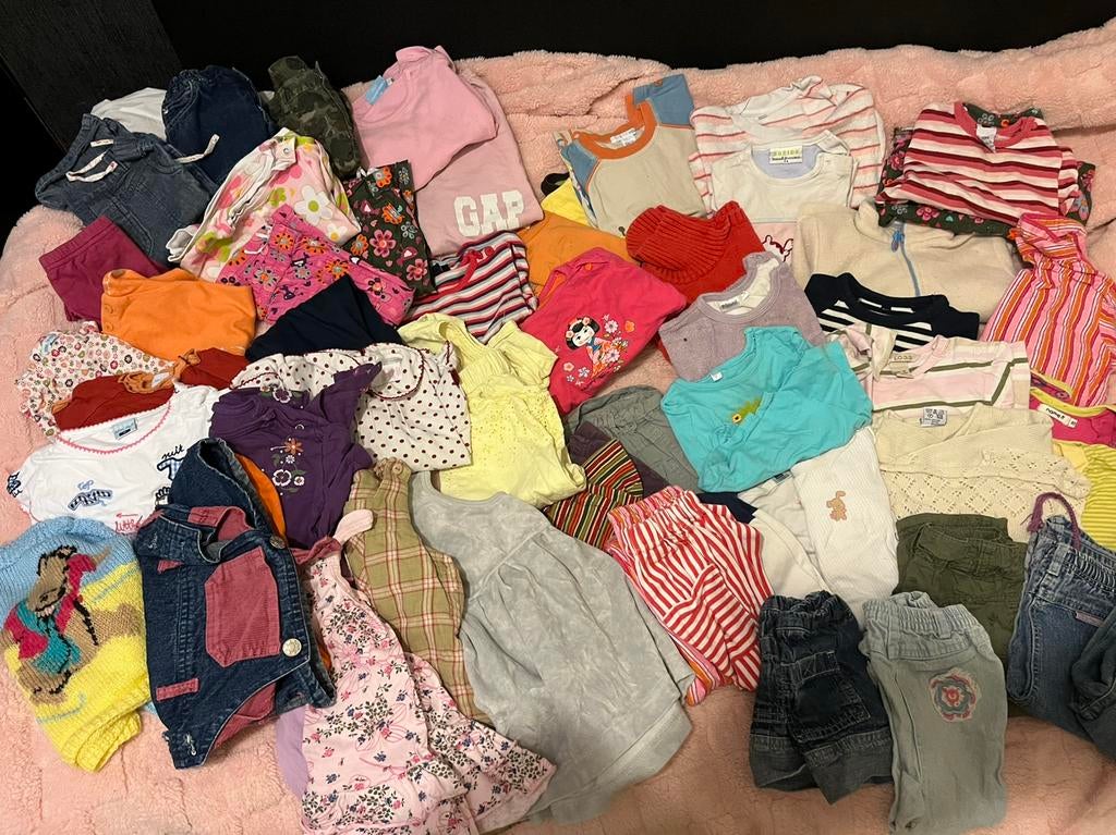 Babykleding meisjes maat 74-80 partij, Ophalen of Verzenden, Zo goed als nieuw