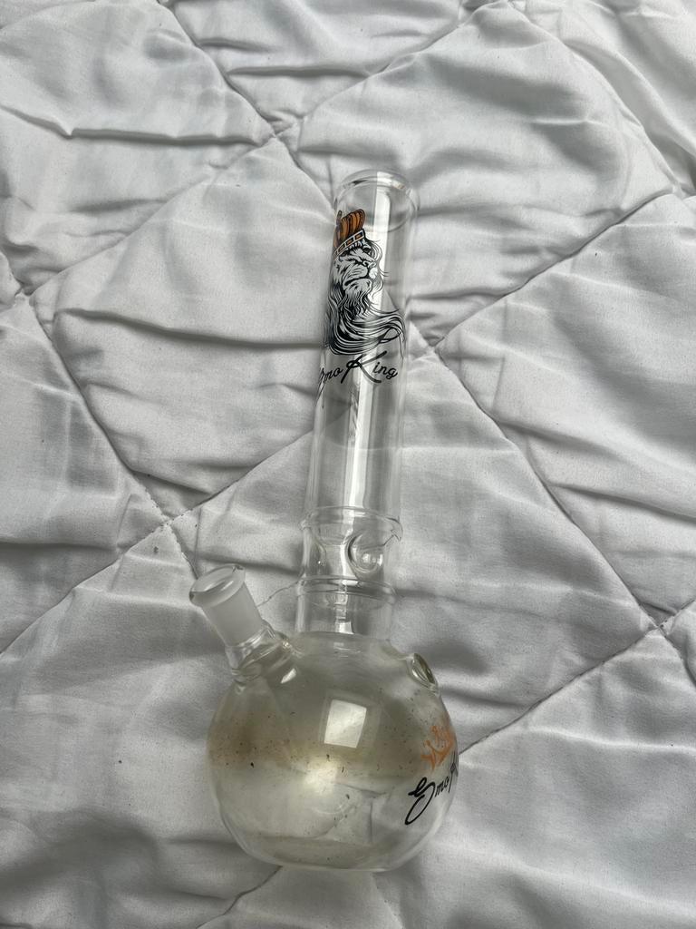 Glazen Bong / Waterpijp met Leeuw Design – Goede Staat, Ophalen of Verzenden