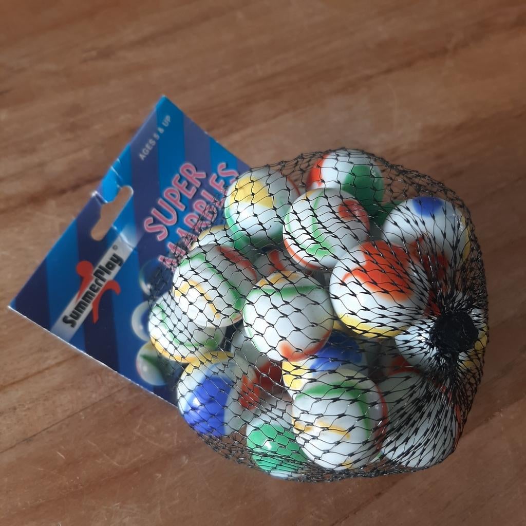 Knikkers nieuw in netje, Ophalen of Verzenden, Nieuw