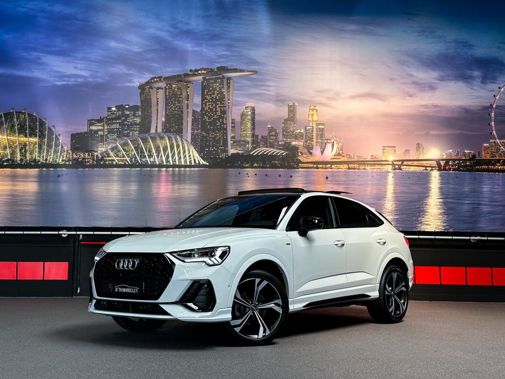 Audi Q3 Sportback 45 TFSI e 3xS-Line SONOS|Memory|Sfeerlicht, 12 maanden, Gebruikt, Wit, Hybride Elektrisch/Benzine