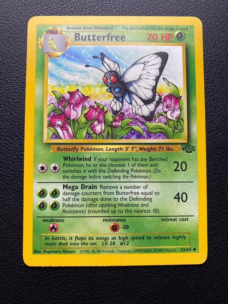 Butterfree - Jungle - 33/64 - Pokemon kaart, Ophalen of Verzenden, Zo goed als nieuw