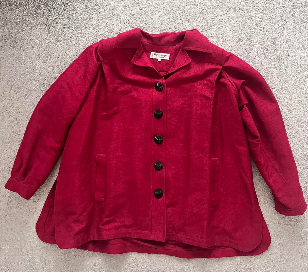 Yves Saint Laurent jas origineel!, Maat 38/40 (M), Ophalen of Verzenden, Zo goed als nieuw, Jasje