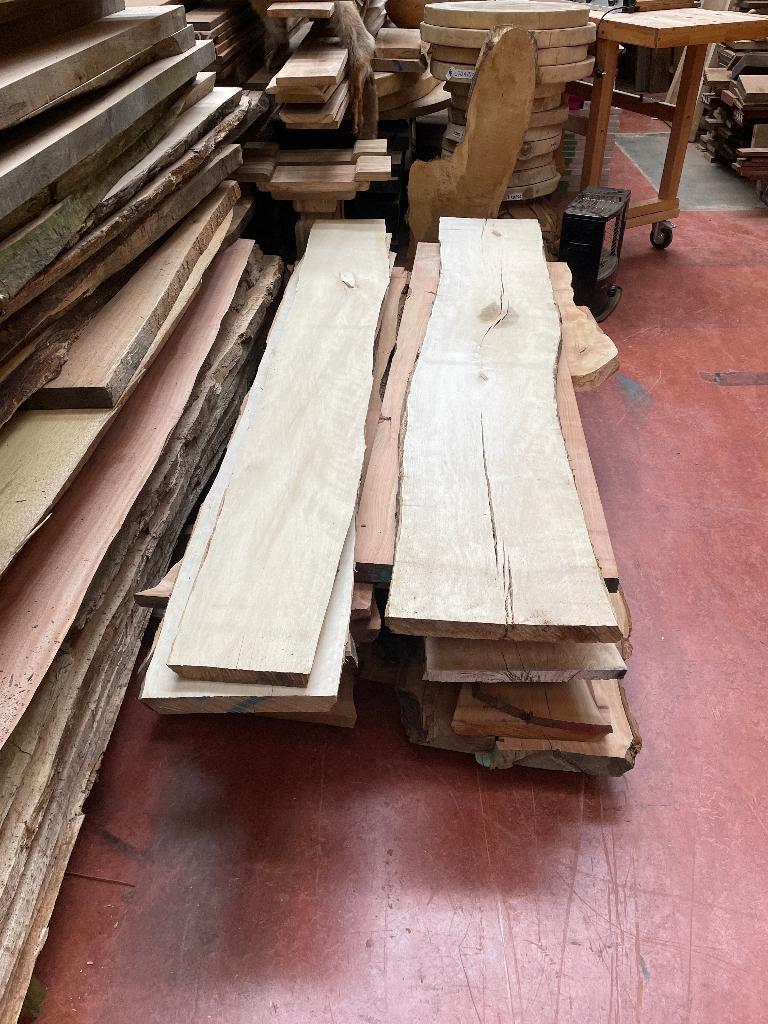 Witte beuk weissbuch uniek wandplank snijplank