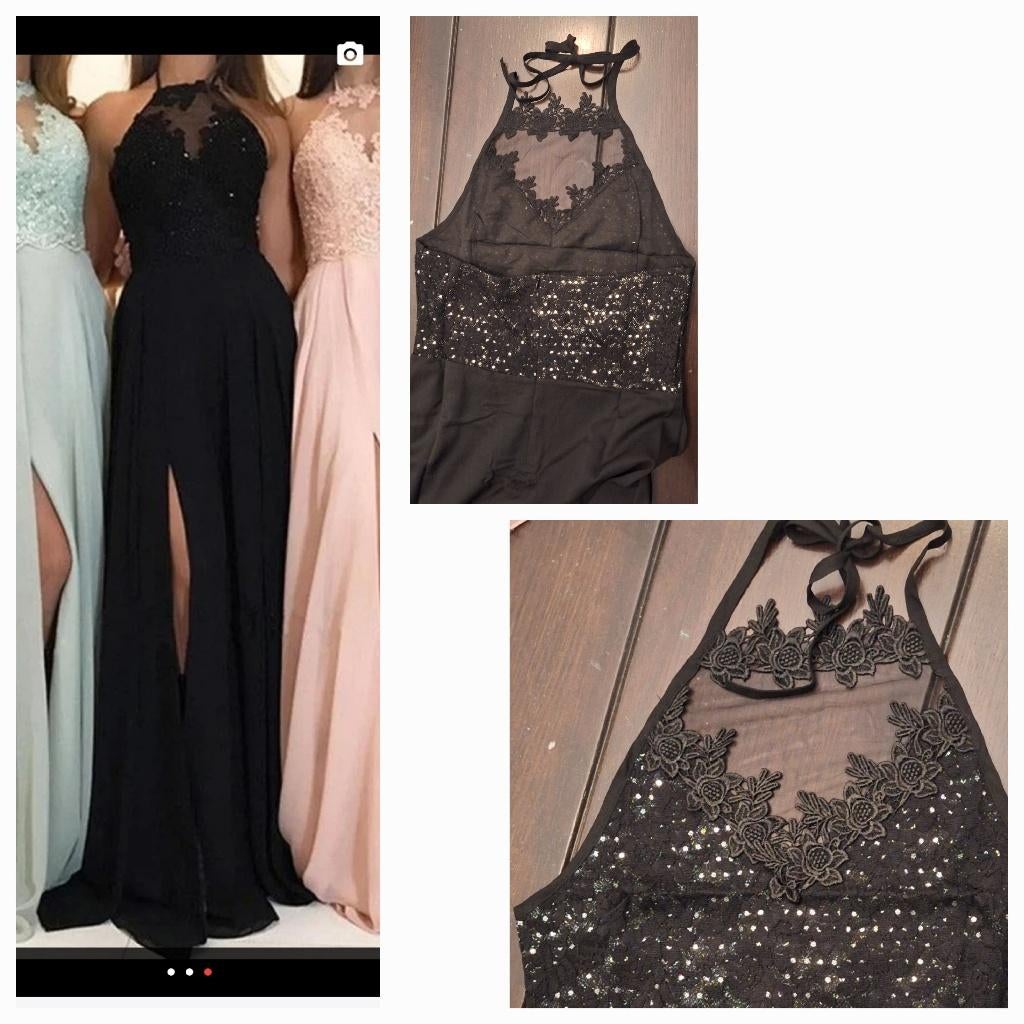 nieuwe galajurk maat 34 en 38 zwart, Kleding | Dames, Gelegenheidskleding, Nieuw, Galajurk, Maat 34 (XS) of kleiner, Zwart, Ophalen of Verzenden