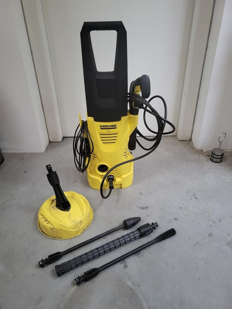 Karcher K2 Hogedrukreiniger met Terrasreiniger + 2 flessen, Ophalen, Zo goed als nieuw, Elektrisch, Kärcher