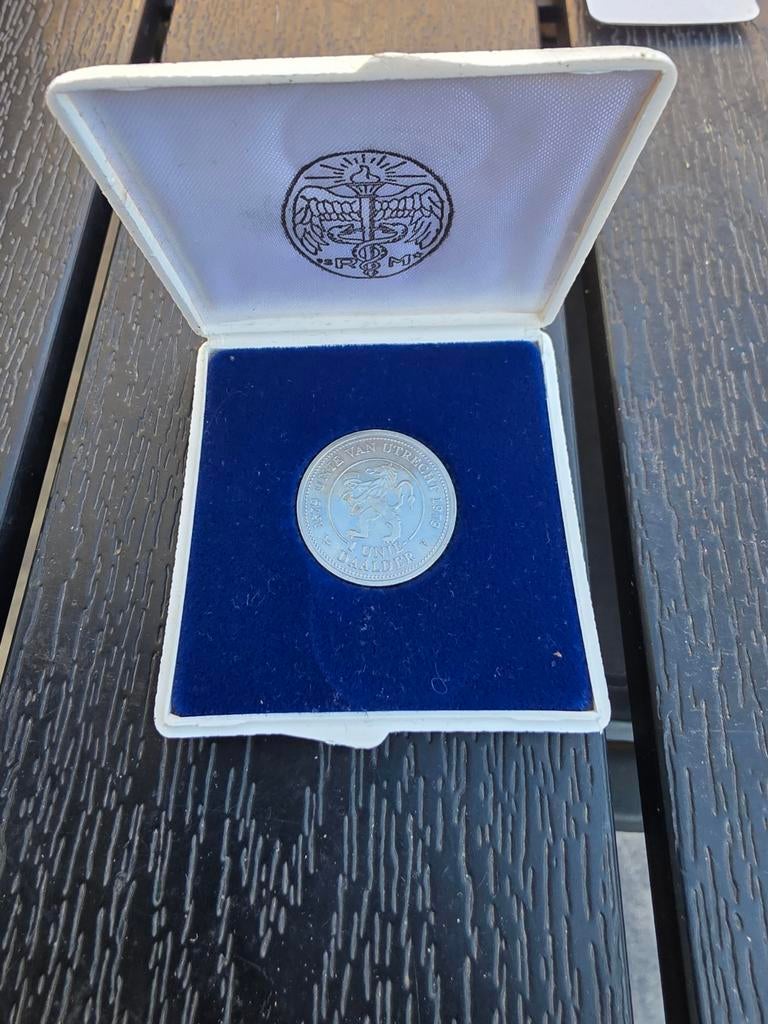 Unie Daalder Munt in doosje, Vóór koninkrijk, Zilver, Losse munt, Overige waardes