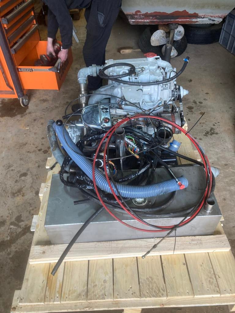 30 pk binnenboordmotor, Ophalen, Gebruikt, Binnenboordmotor, Diesel