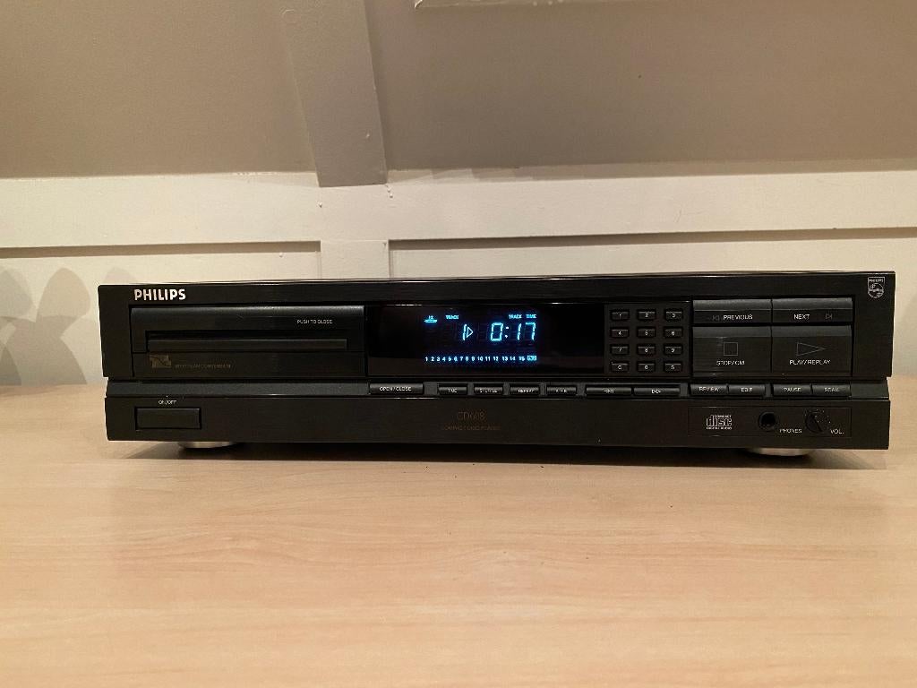 ✅ Philips CD608 - Compact Disc Player, Audio, Tv en Foto, Cd-spelers, Ophalen of Verzenden, Refurbished, Philips