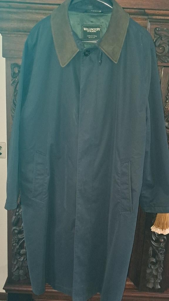 Lange herenjas Wellington of Bilmore, maat 60, Ophalen of Verzenden, Zo goed als nieuw, Overige maten, Bruin