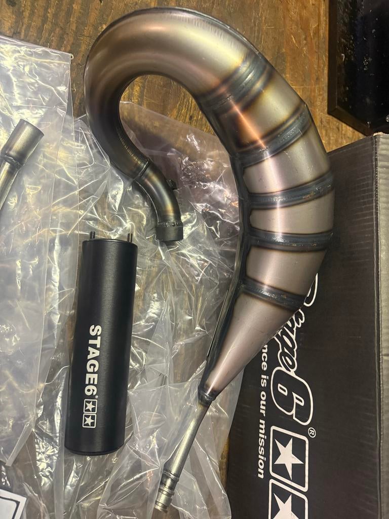 Nieuwe Stage6 Streetrace 70 Uitlaat voor Derbi - Aanbieding!, Fietsen en Brommers, Brommeronderdelen | Algemeen, Derbi, Derbi