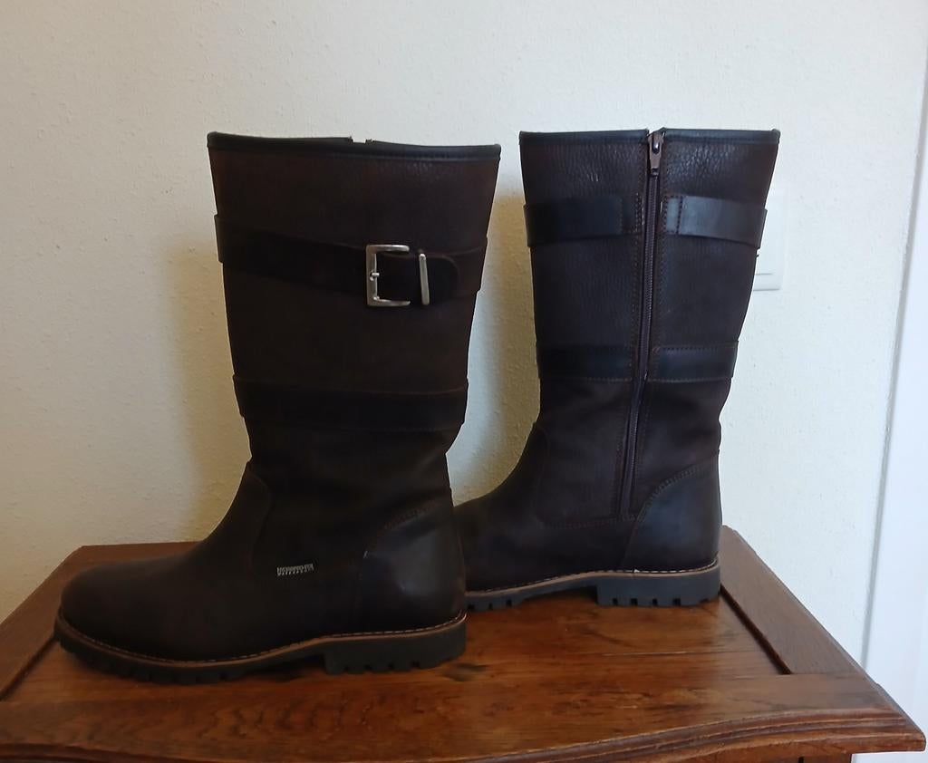 Outdoorlaarzen maat 39 leer Human Nature, Kleding | Dames, Schoenen, Hoge laarzen, Bruin, Ophalen of Verzenden, Zo goed als nieuw