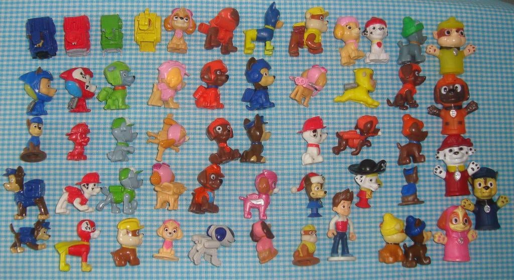 PAW PATROL hondjes figuurtjes VEEL ruim 50 stuks TOP!!, Ophalen of Verzenden, Zo goed als nieuw