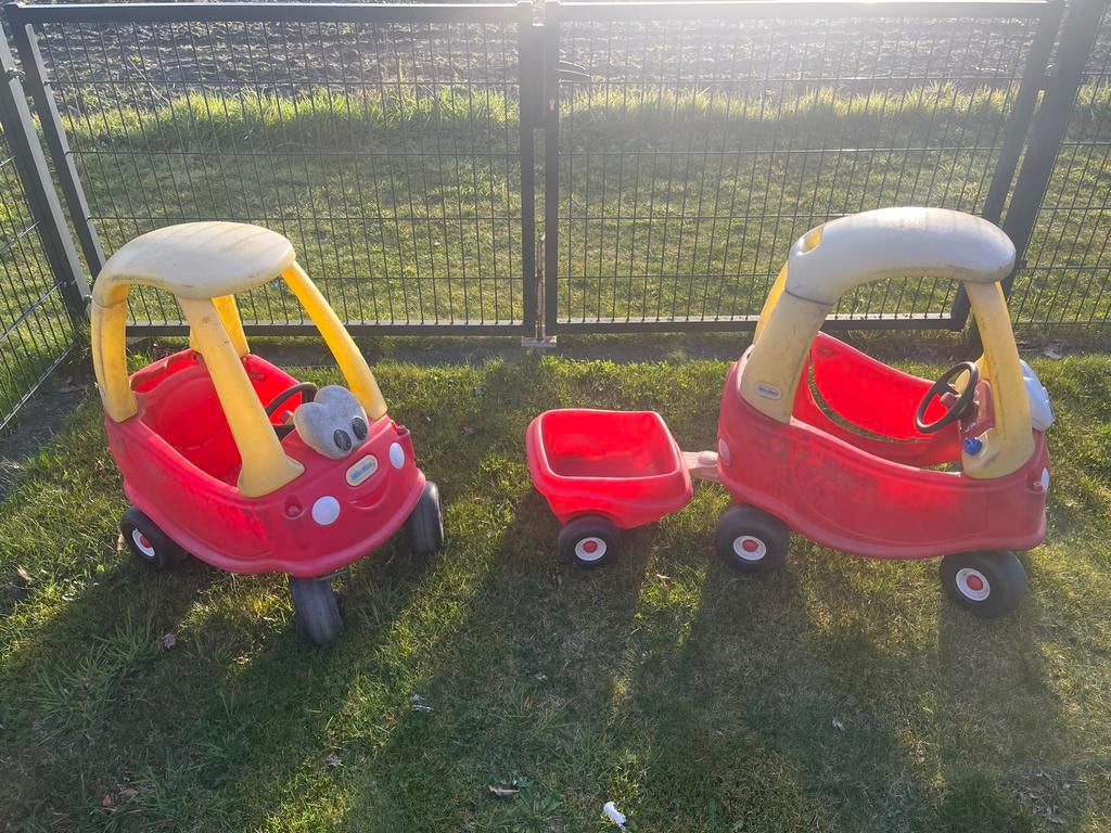 Little Tikes loopauto’s met aanhanger, Ophalen, Gebruikt, Loopvoertuig