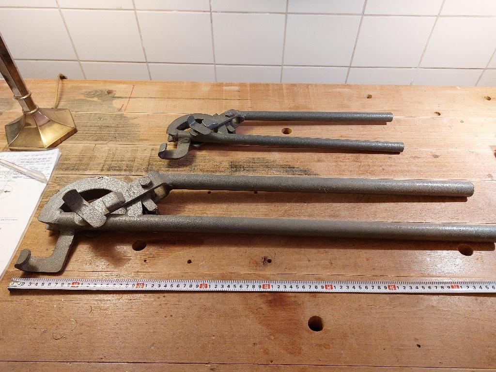 Set pijpenbuigtangen groot en klein, Ophalen, Zo goed als nieuw