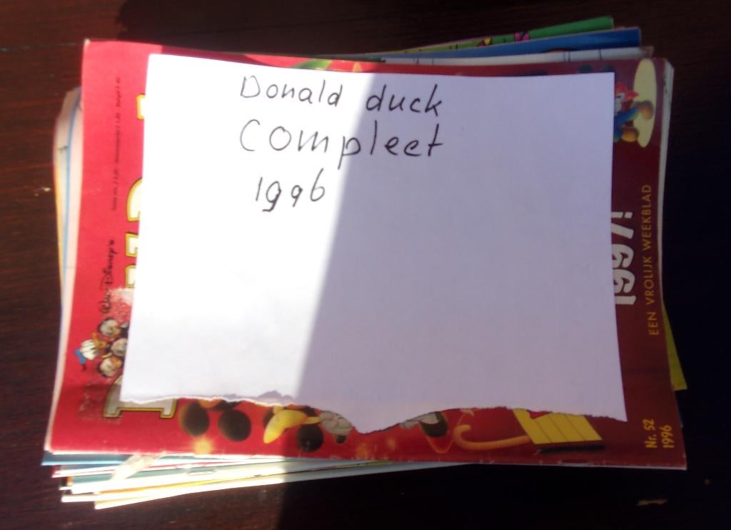 Donald Duck stripboeken 1996, Boeken, Meerdere stripboeken, Ophalen of Verzenden, Gelezen