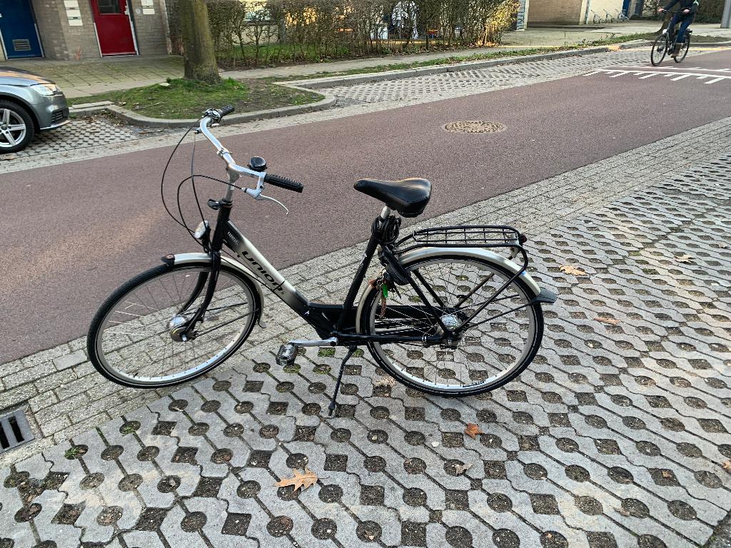 Damesfiets, Fietsen en Brommers, Fietsen | Dames | Damesfietsen, Ophalen, Gebruikt, Overige merken, Versnellingen