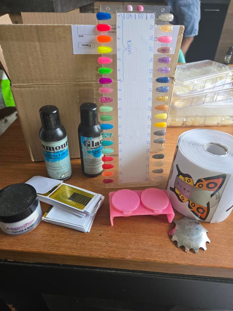 Overcompleet startpakket acryl nagels, Overige kleuren, Nieuw, Ophalen of Verzenden, Handen en Nagels