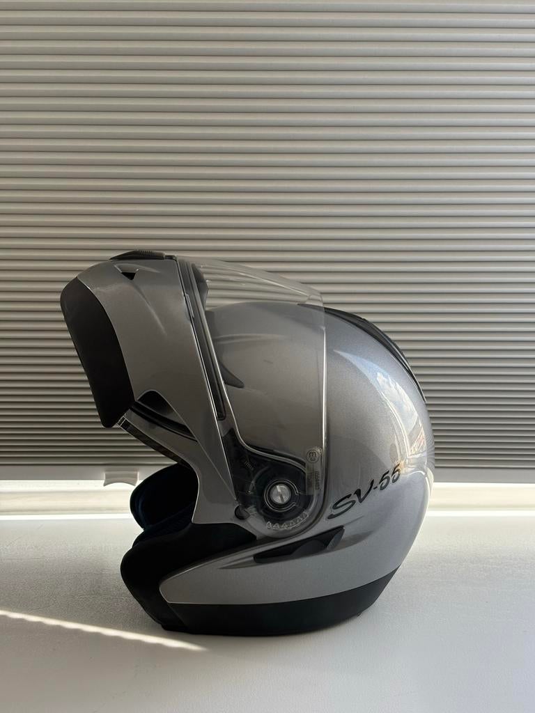 Airoh Systeemhelm Maat M met Geïntegreerd Zonnevizier, Motoren, Ophalen, M, Systeemhelm, Overige merken