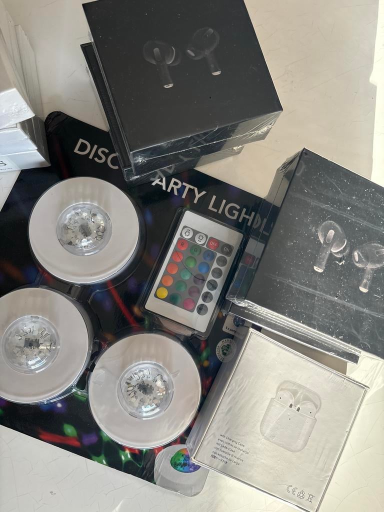 Disco Party Lights en Oortjes (niet origineel), Muziek en Instrumenten, Licht en Laser, Ophalen of Verzenden, Nieuw, Licht, Kleur