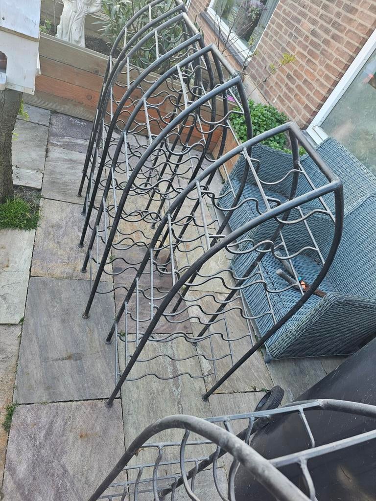 Wijnrekken 5x, Huis en Inrichting, Woonaccessoires | Wijnrekken, Ophalen, Minder dan 50 cm, Minder dan 5 flessen