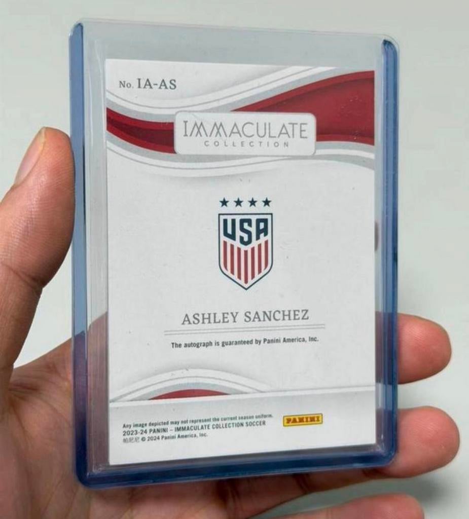 2023-24 ASHLEY SANCHEZ /99 PANINI IMMACULATE + Handtekening, Buitenlandse clubs, Spelerskaart, Nieuw, Ophalen of Verzenden