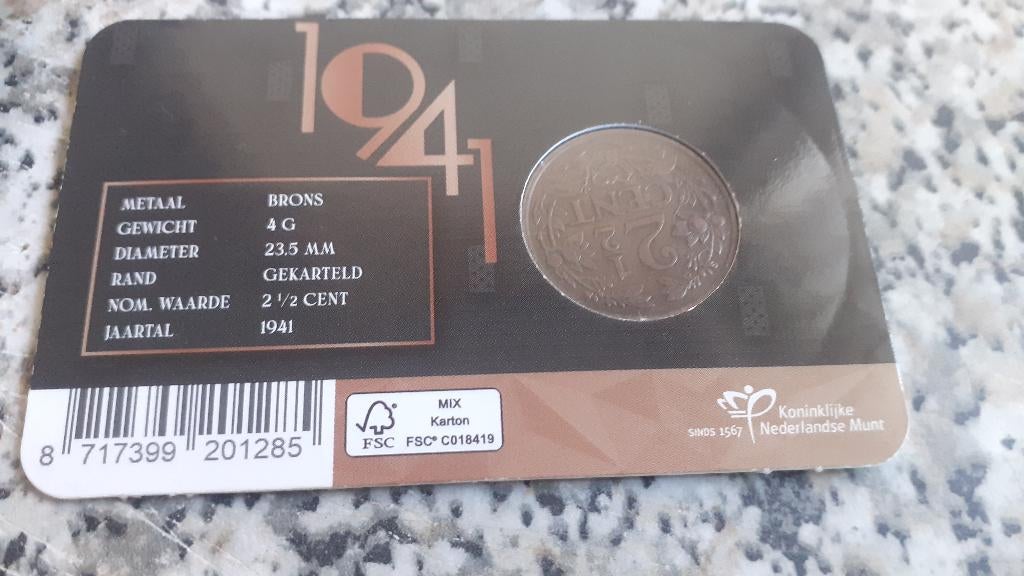 80 jaar afscheid 2/1.2 cent in de Coincard, Ophalen of Verzenden, Koningin Beatrix, Overige waardes, Losse munt