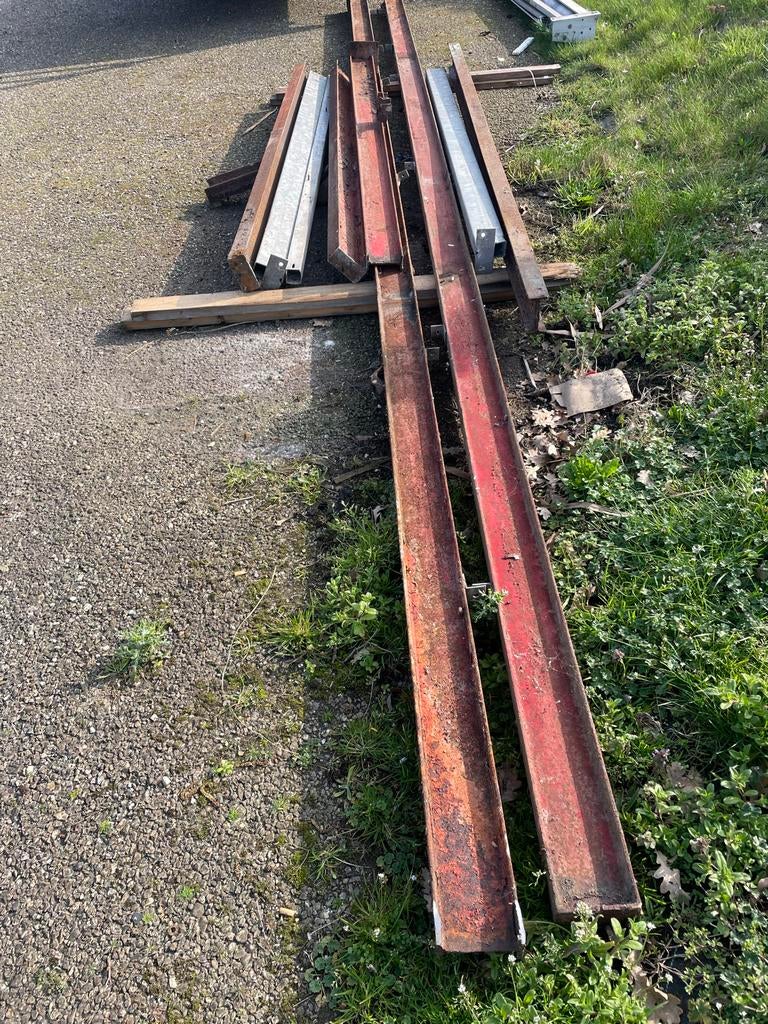 H-balken 12 cm - 2x 6m, 4x 2m, Doe-het-zelf en Verbouw, Metalen, Ophalen of Verzenden, Gebruikt, IJzer