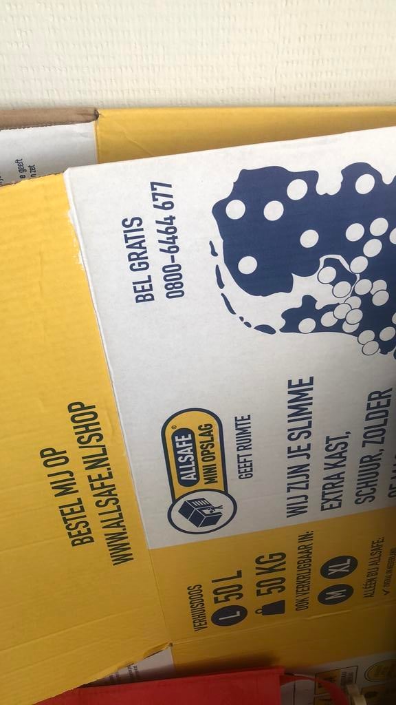 Verhuisdozen, Ophalen, Doos, 40 tot 60 cm, 50 tot 75 cm