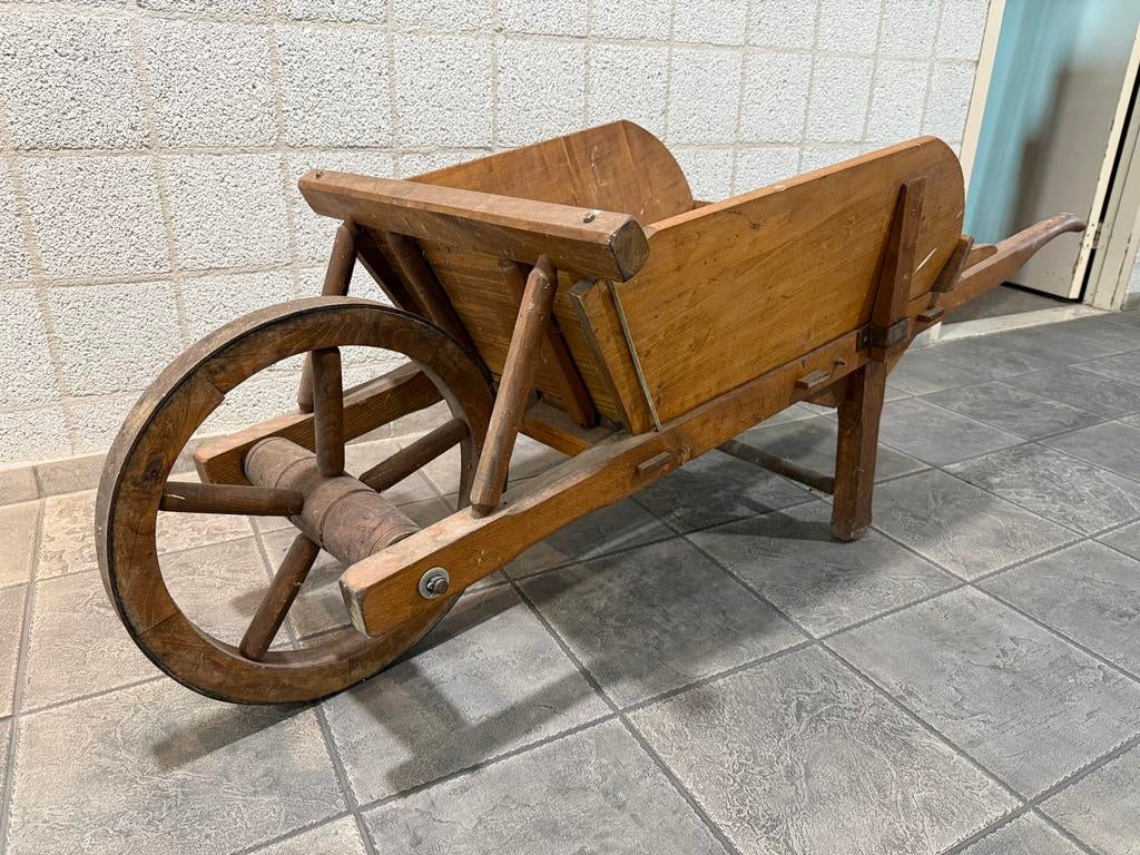 Houten kruiwagen, Ophalen of Verzenden, Zo goed als nieuw