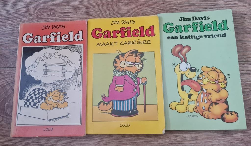 Garfield stripboeken - 3 voor €5, Boeken, Stripboeken, Gelezen, Meerdere stripboeken, Ophalen of Verzenden