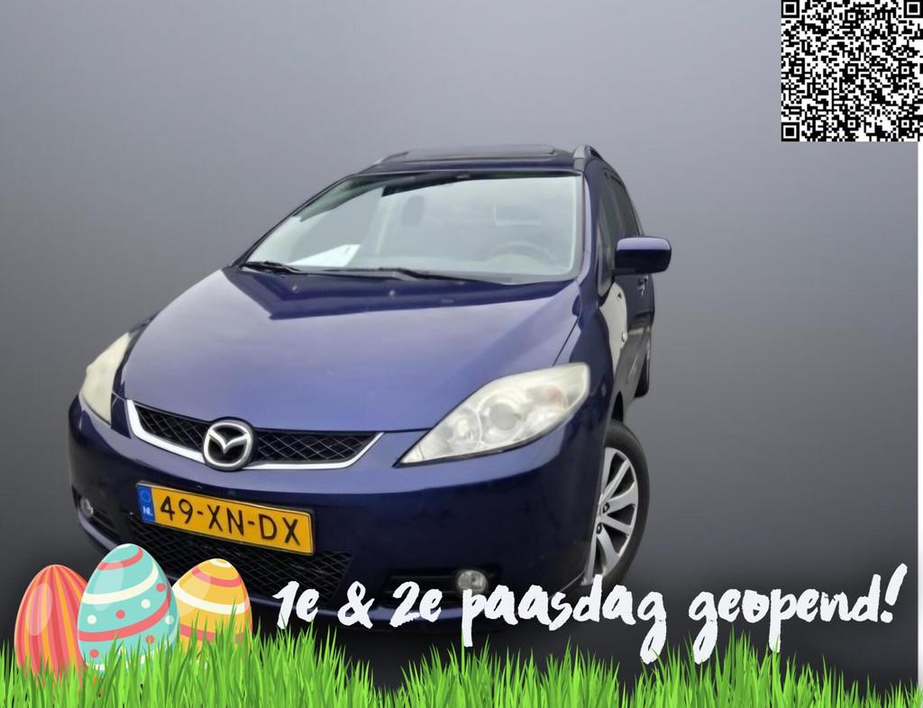 Mazda 5 1.8 Executive export export, Gebruikt, 1370 kg, 4 cilinders, Blauw