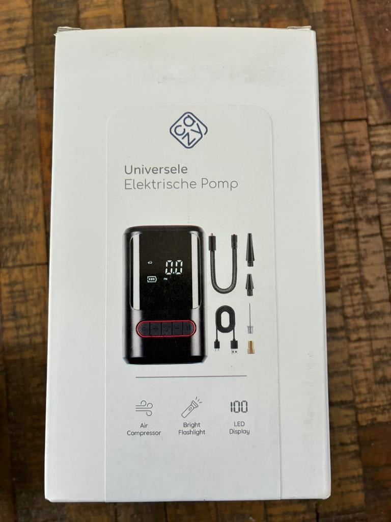 Elektrische fietspomp/draagbare compressor, Ophalen of Verzenden, Zo goed als nieuw