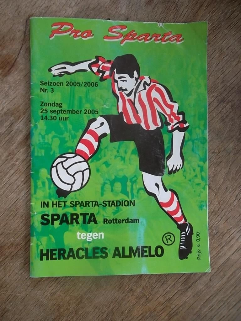 Programmaboekje 3 Sparta-Heracles Almelo 25 september 2005, Ophalen of Verzenden, Gelezen