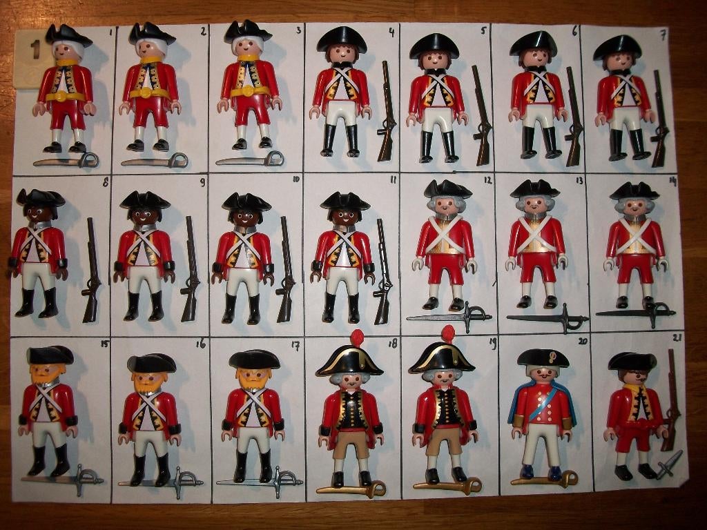 7676 Roodrokken, engelse officieren, soldaten, generaals, Kinderen en Baby's, Speelgoed | Playmobil, Ophalen of Verzenden, Nieuw