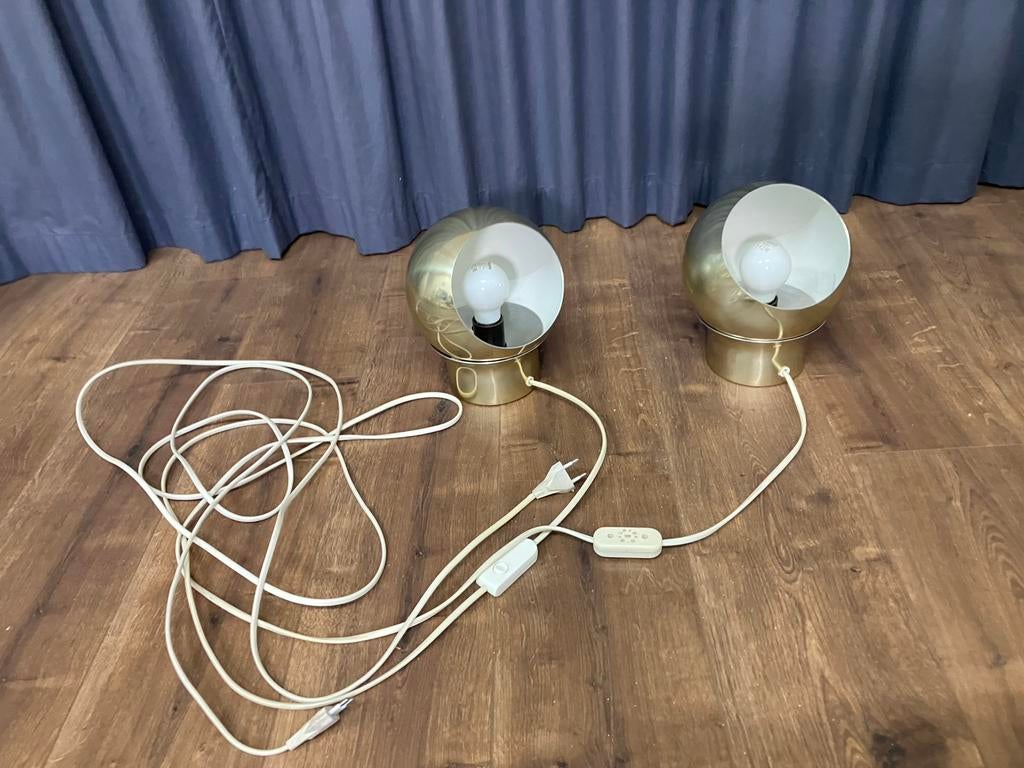 Hemi Zweden, vintage space age wandlampen type KLOT 3, Huis en Inrichting, Lampen | Wandlampen, Ophalen of Verzenden, Gebruikt