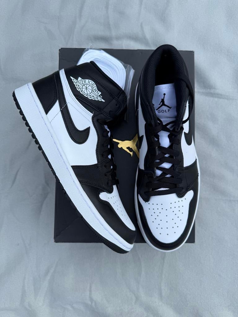 Air Jordan 1 High Golf Black White - Maat 43, Kleding | Heren, Schoenen, --, Zwart, Nieuw, Ophalen of Verzenden