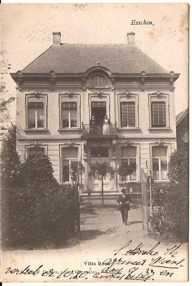 ESSEN VILLA  ROSA ca 1905 met zegel  nr  360, Verzenden, Voor 1920, Gelopen, Antwerpen