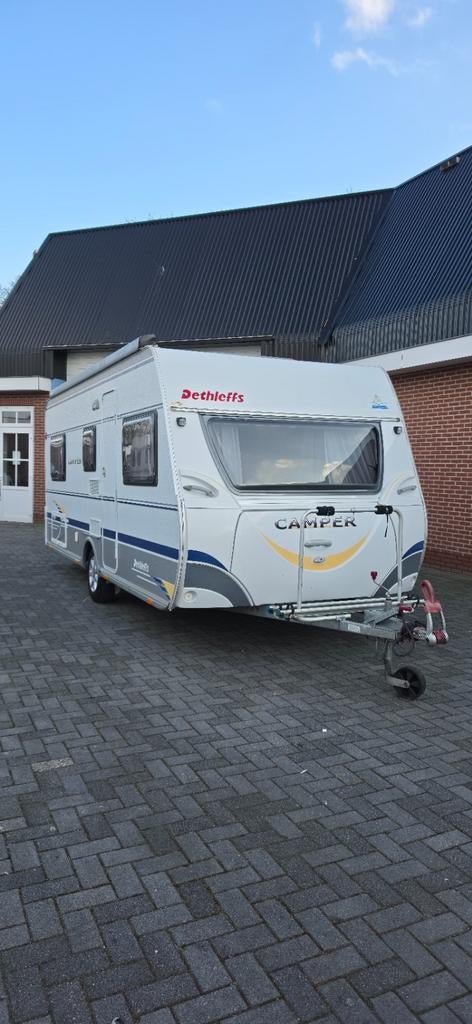 Dethleffs Camper 510 2008 enkele bedden, Caravans en Kamperen, Caravans, Particulier, tot en met 4, 1250 - 1500 kg, Rondzit, Dethleffs