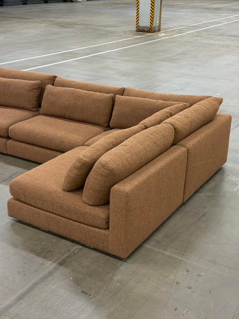 Linteloo Mauro Hoekbank | Modulair | NIEUWSTAAT + Garantie, Hoekbank, 300 cm of meer, Ophalen of Verzenden, Zo goed als nieuw