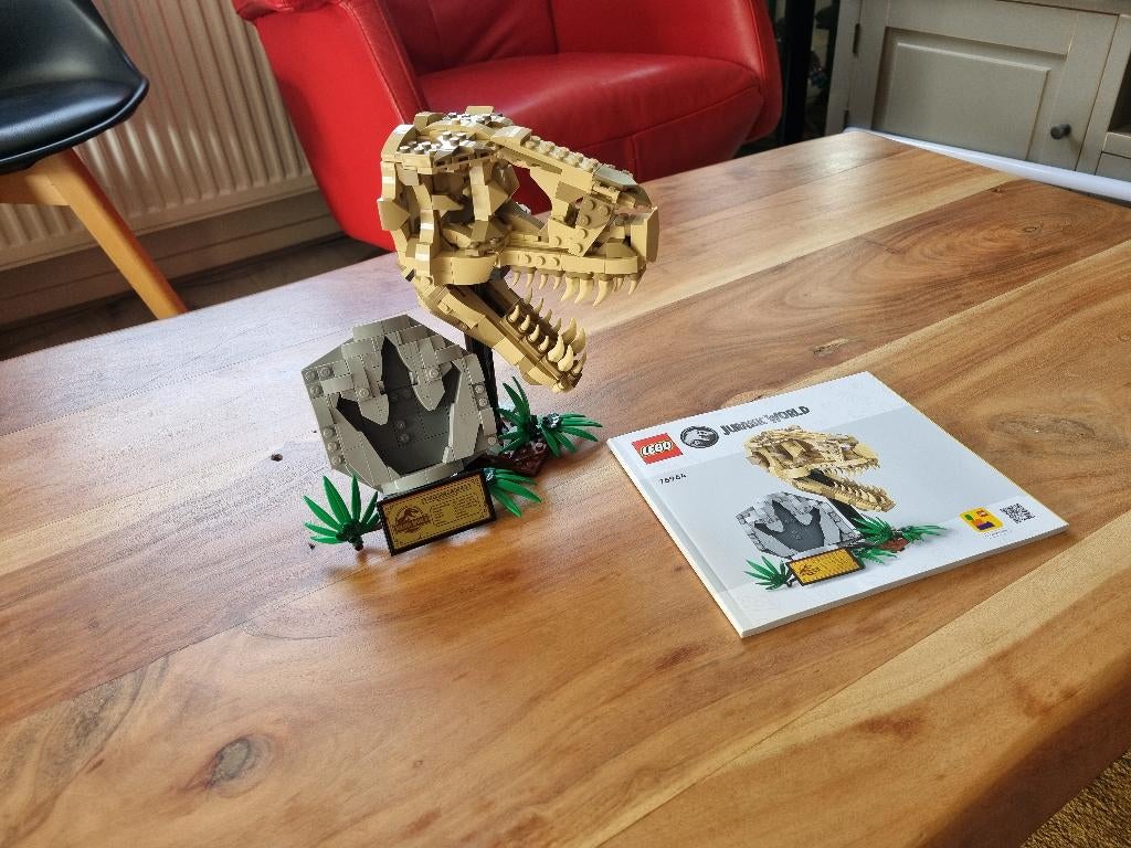 LEGO 76964 Jurassic World Dinosaur fossils: T. rex Skull, Ophalen of Verzenden, Zo goed als nieuw, Complete set, Lego