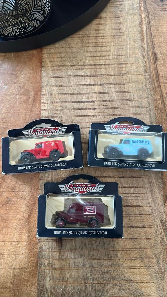 Vanguard Days Gone Modelauto's - Set van 3, Ophalen of Verzenden, Zo goed als nieuw, Auto, Overige merken