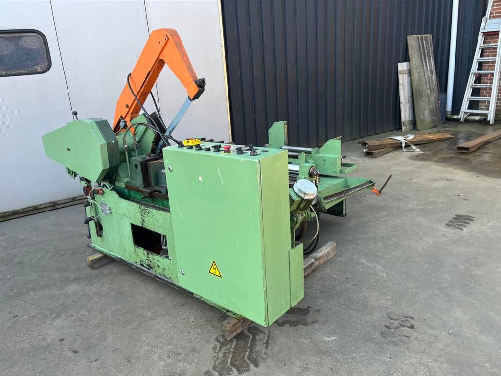 Kasto beugelzaag Type UBS 240 A, Doe-het-zelf en Verbouw, Ophalen of Verzenden, Gebruikt, 1200 watt of meer, 70 mm of meer