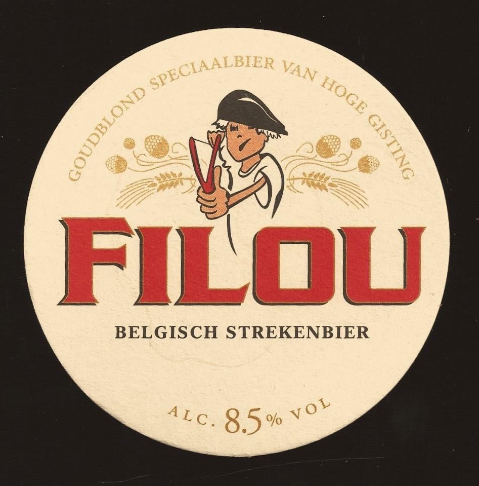 Bierviltje - Filou - Belgisch Strekenbier - 2023 - NIEUW, Verzamelen, Biermerken, Ophalen of Verzenden, Nieuw, Viltje(s), Overige merken